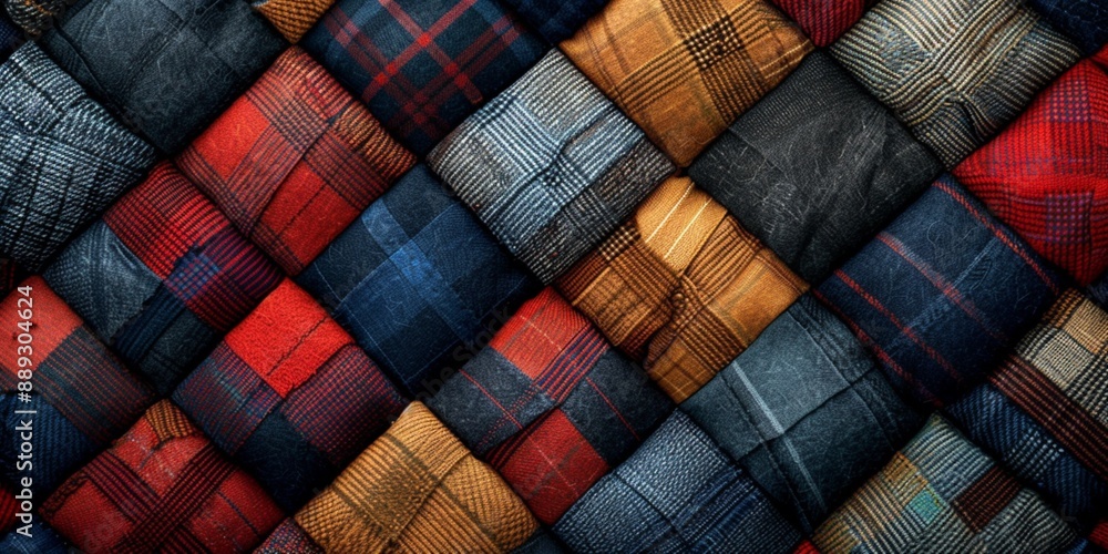 Plaid Pattern Background Banner Plaid Pattern Background Banner