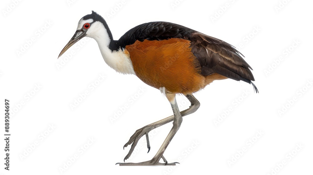 Obraz premium Jacana full body on white background
