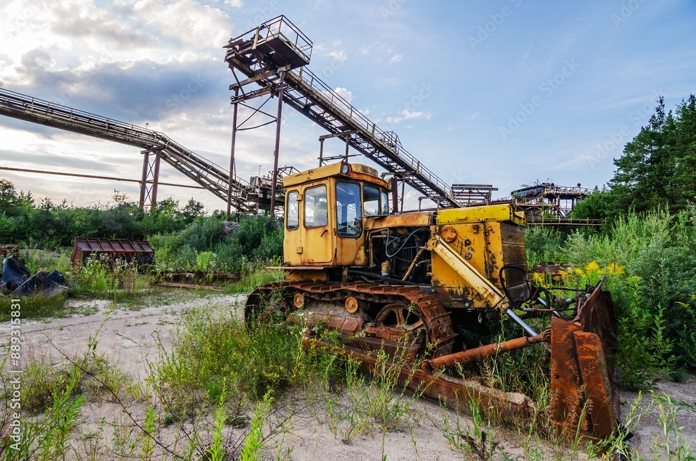 Industrial Graveyard. The Loneliness of Abandoned Heavy Equipment. Desolate Titans The Ghostly Presence of Abandoned Machines. Pollution, Climate Change, Tractor, Machine, Old, Abandoned Heavy Industrial Graveyard. The Loneliness of Abandoned Heavy Equipment. Desolate Titans The Ghostly Presence of Abandoned Machines. Pollution, Climate Change, Tractor, Machine, Old, Abandoned Heavy