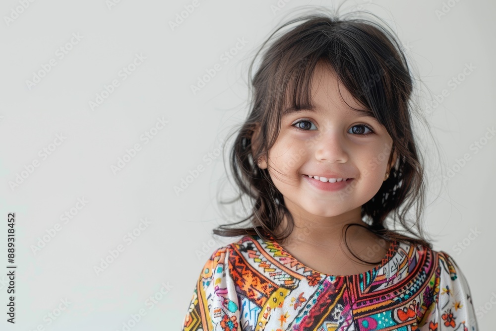 A smiling young girl with pigtails and a plaid jacket stands against a plain background. Her bright eyes and happy expression convey a sense of joy and charm. A smiling young girl with pigtails and a plaid jacket stands against a plain background. Her bright eyes and happy expression convey a sense of joy and charm.
