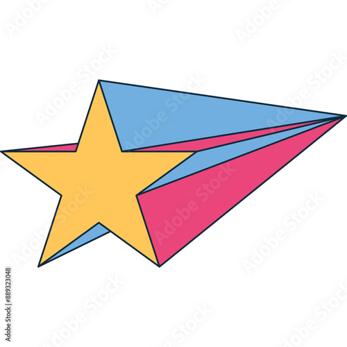 Retro Shooting Star