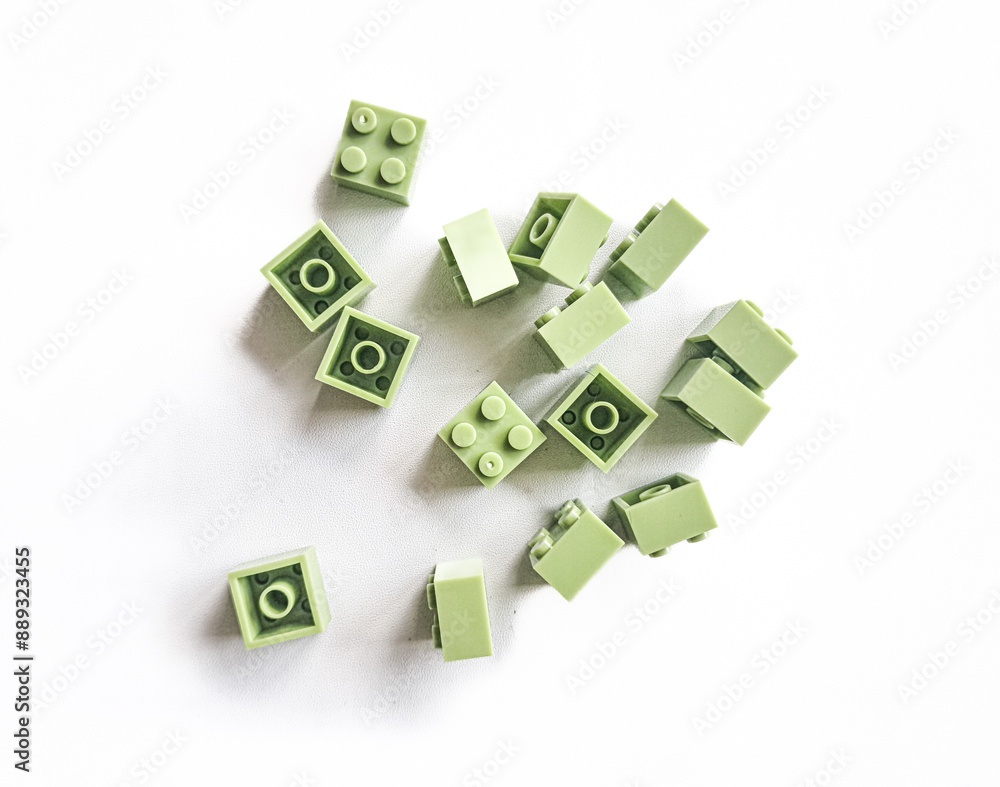 brick block toys icon set, on a white background brick block toys icon set, on a white background