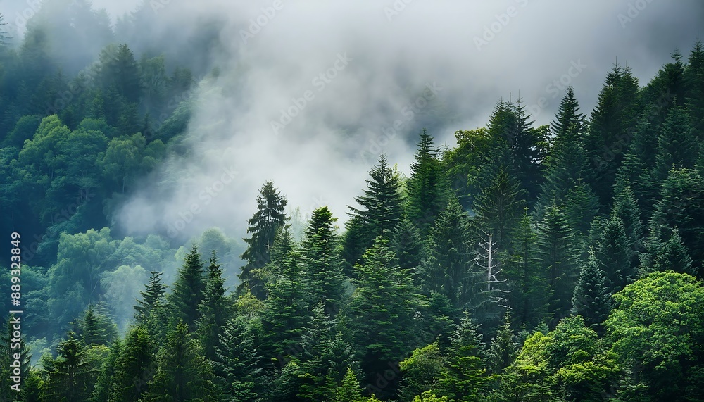 misty morning in the mountains misty morning in the mountains
