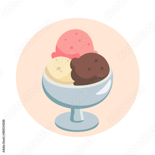 ice cream in a bowl