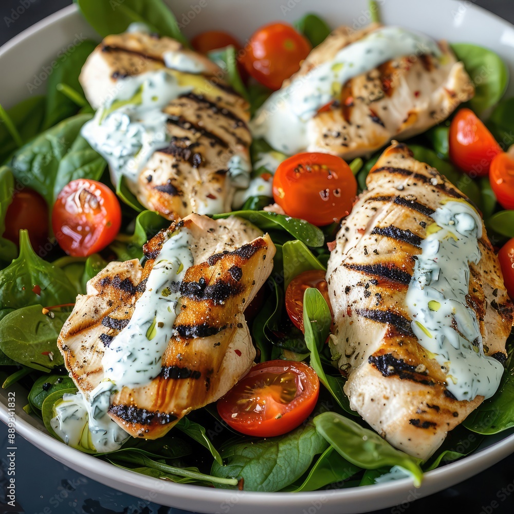 Grilled Chicken Spinach Salad Foodie Grilled Chicken Spinach Salad Foodie