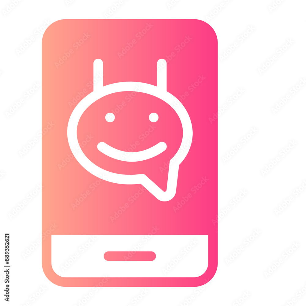 chatbot gradient icon chatbot gradient icon
