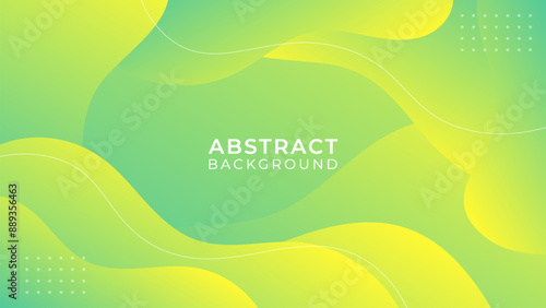 Minimal green gradient abstract background. Template banner for web, business and more.