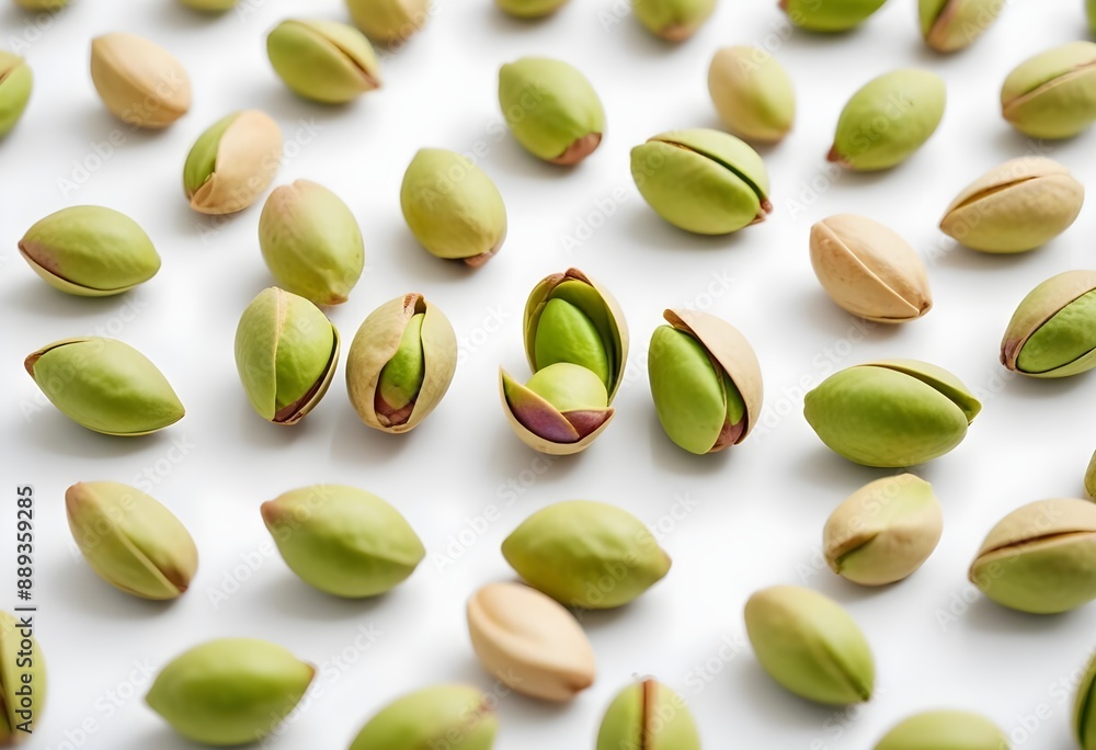pistachio nuts isolated on white pistachio nuts isolated on white