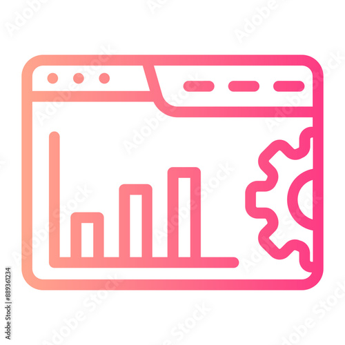 analytics gradient icon