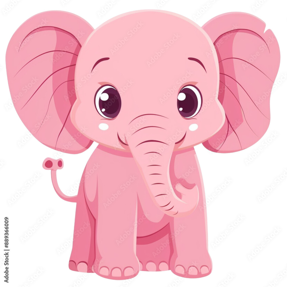 Naklejka premium elephant cartoon