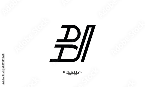 BI, IB, B, I, Abstract Letters Logo Monogram