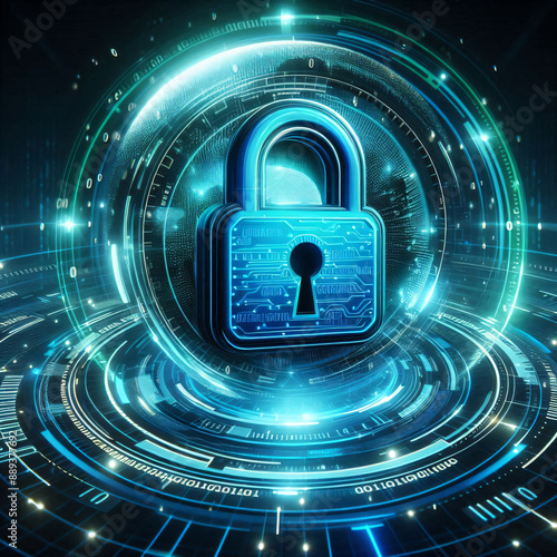 Wallpaper Mural 3d internet secuirty badge Torontodigital.ca