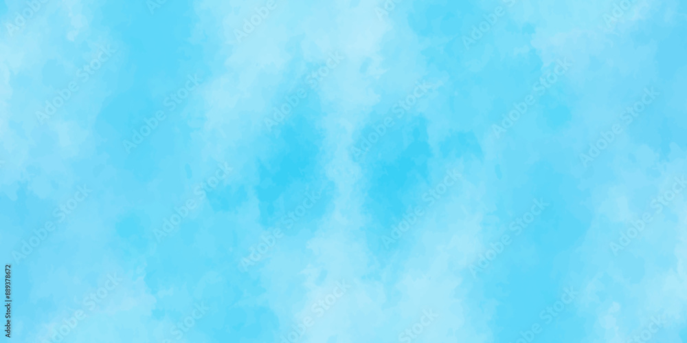 Obraz premium Blue sky with cloud .Beautiful blue sky with white clouds .bright cloud cover in the sun calm clear winter air background .gradient light white background. 