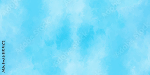 Blue sky with cloud .Beautiful blue sky with white clouds .bright cloud cover in the sun calm clear winter air background .gradient light white background.	