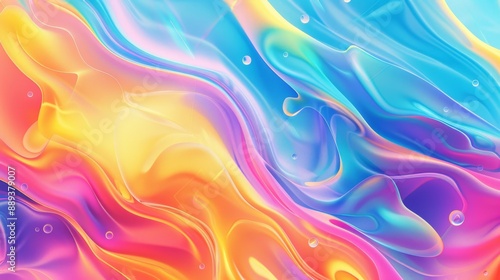 Fluid gradient background. Minimalist posters, cover, wall arts with colorful geometric shapes and liquid color. Modern wallpaper design for presentation, home decoration. website and banner