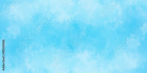 Blue sky with cloud .Beautiful blue sky with white clouds .bright cloud cover in the sun calm clear winter air background .gradient light white background.	
