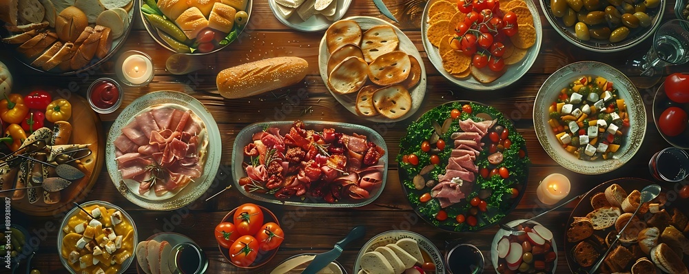 Delicious Appetizers for a Festive Gathering - Photo Delicious Appetizers for a Festive Gathering - Photo