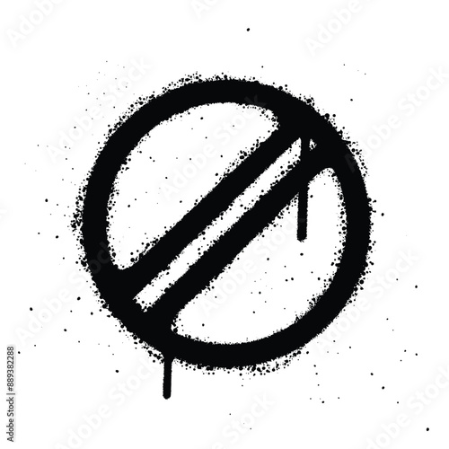 Graffiti spray Pills isolated on white background