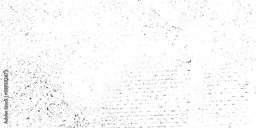 Abstract grunge scratches background vector with aged old rust usage of posters banners and designs. Dark grainy texture on white background. Grain noise particles.