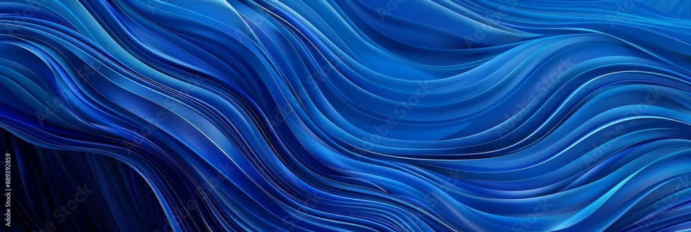 Dark background with smooth waves in abstract blue wallpaper Dark background with smooth waves in abstract blue wallpaper