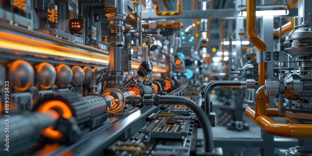 automated industrial machinery controlled automated industrial machinery controlled