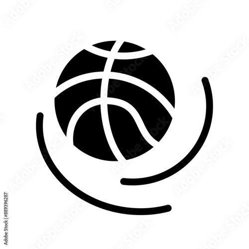 Basket ball icon template