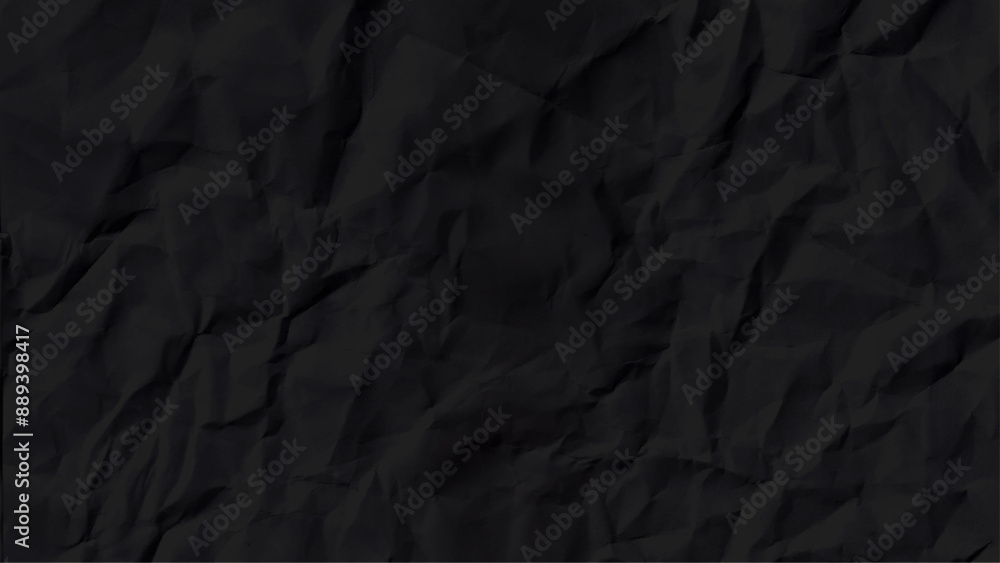 Texture of wrinkled or crumpled paper illustration illustration vector. Black background crumpled paper texture seamless pattern. Texture of wrinkled or crumpled paper illustration illustration vector. Black background crumpled paper texture seamless pattern.
