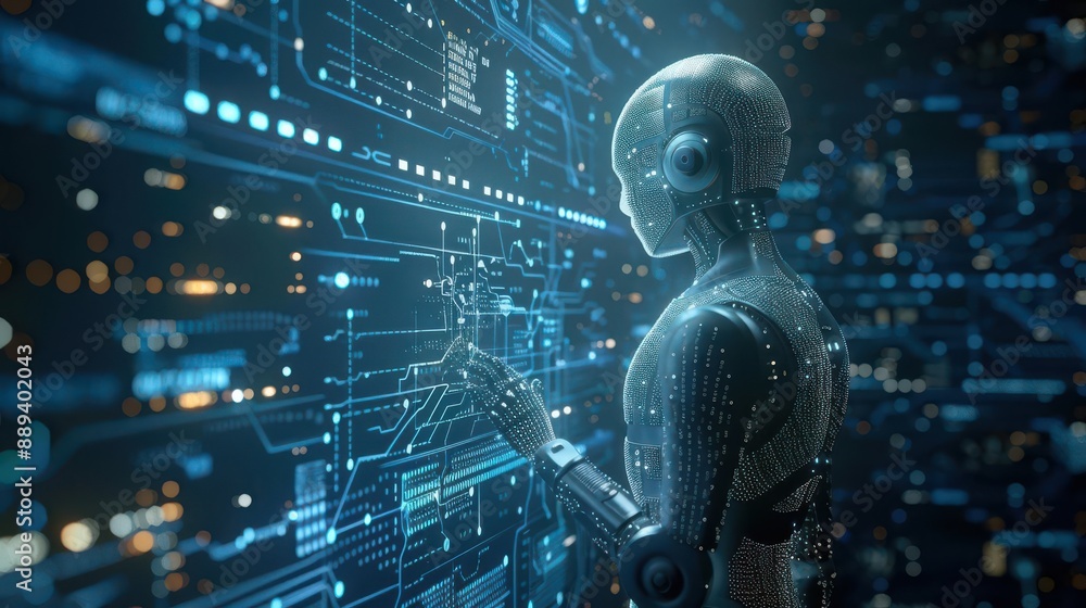 a sleek and modern presentation on the impact of AI on business operations a sleek and modern presentation on the impact of AI on business operations