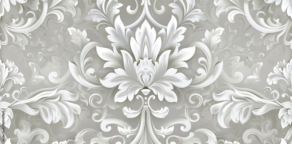 Wall background with flowers, digital tiles, or wallpaper design. Flower background with cement texture Wall background with flowers, digital tiles, or wallpaper design. Flower background with cement texture