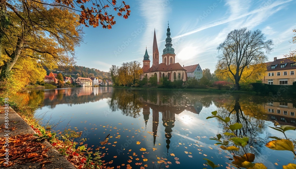 AI generator image of Church Reflection energy, no human, HD Photography, High resolution, Photography AI generator image of Church Reflection energy, no human, HD Photography, High resolution, Photography