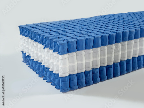 Box spring mattress studio photo