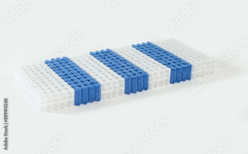 Box spring mattress studio photo