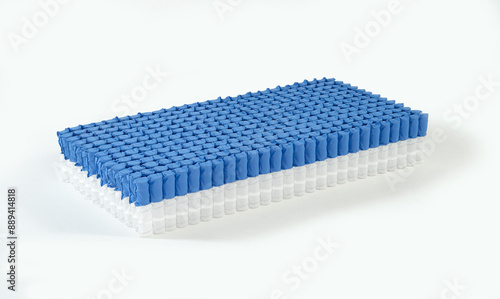 Box spring mattress studio photo