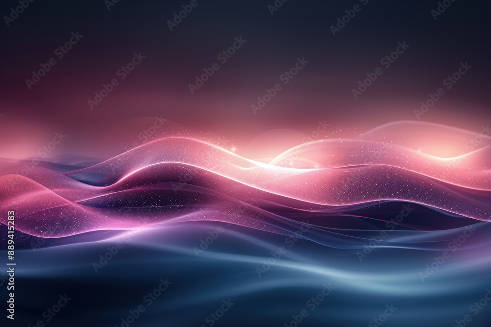 Futuristic Soft Light Waves Futuristic Soft Light Waves