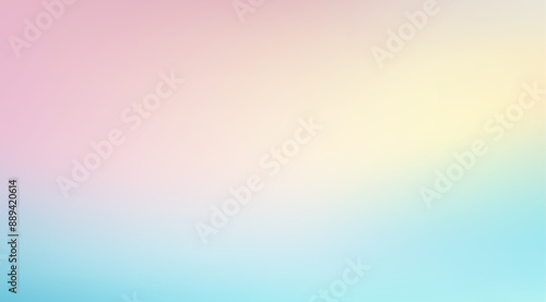 Blurred pastel gradient background with soft light blue and pink colors, vector illustration.