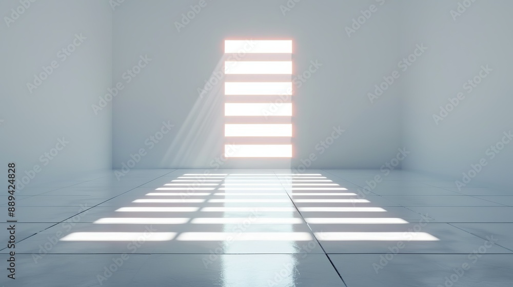 Obraz premium Equal-width lines forming a precise grid, perfect for scientific diagrams and technical illustrations. Illustrater Image, Shiny, bright, beautiful , Minimalism,