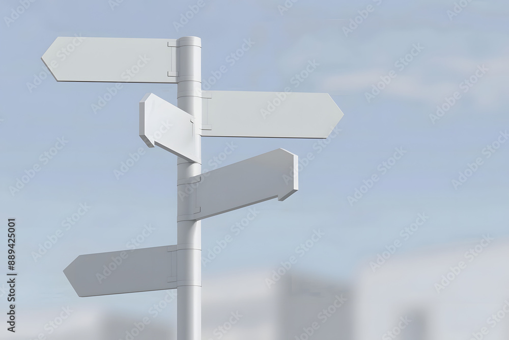Blank Wayfinding Signage in High Resolution Blank Wayfinding Signage in High Resolution