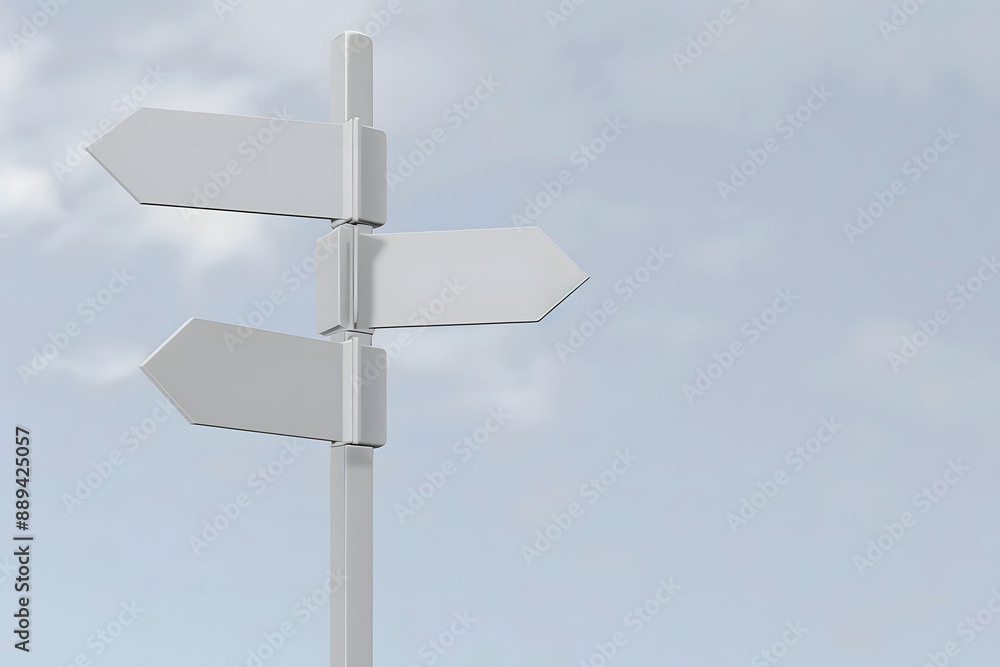 Blank Wayfinding Signage in High Resolution Blank Wayfinding Signage in High Resolution