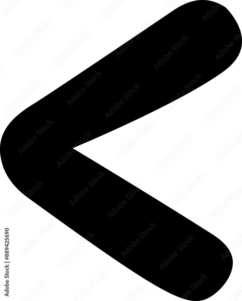Less Than alphabet letter handwritten font, bold doodle style typography. Less Than alphabet letter handwritten font, bold doodle style typography.