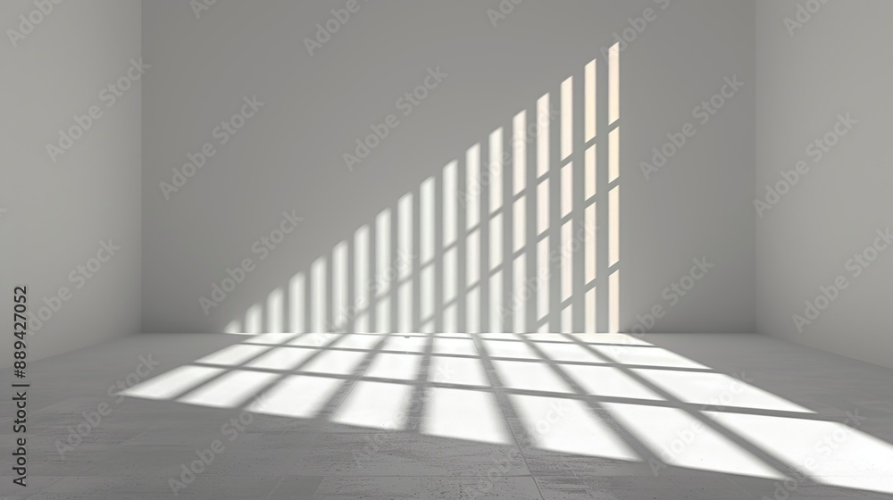 Obraz premium Horizontal grid lines with shadow effects, suitable for realistic and three-dimensional graphic designs. Illustrater Image, Shiny, bright, beautiful , Minimalism,
