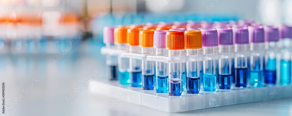 Lab with automated equipment for high-throughput screening Lab with automated equipment for high-throughput screening