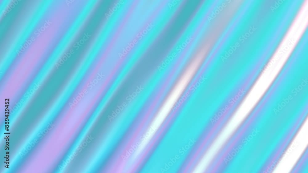 3D Animation - Abstract striped background with colorful gradient reflections animated in loop. 3D Animation - Abstract striped background with colorful gradient reflections animated in loop.
