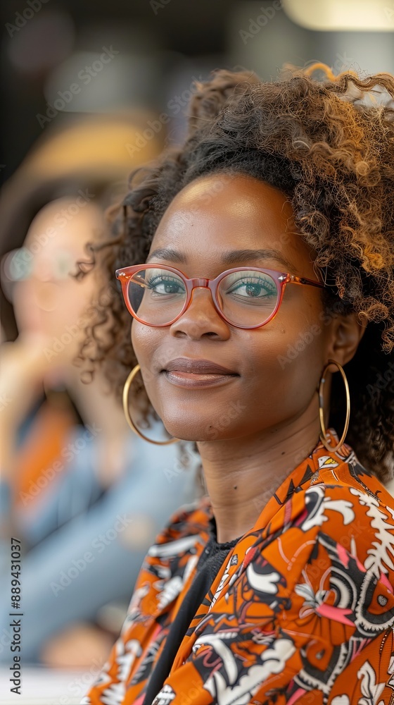 In the setting of a learning environment, a young student, characterized by curly hair and glasses, exhibits a contemplative and attentive presence. In the setting of a learning environment, a young student, characterized by curly hair and glasses, exhibits a contemplative and attentive presence.