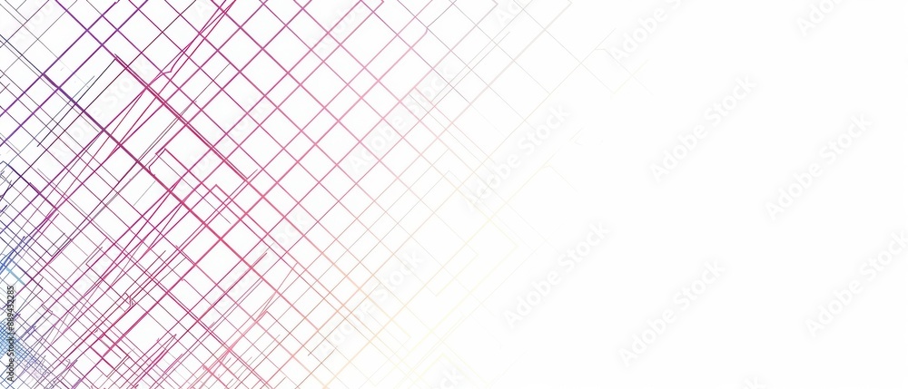A white background with a pink and blue grid A white background with a pink and blue grid