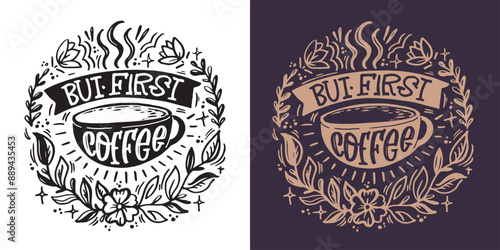 Cute hand drawn doodle lettering quote. Lettering for t-shirt design, mug print, bag print, clothes fashion. 100% hand drawn vector image.