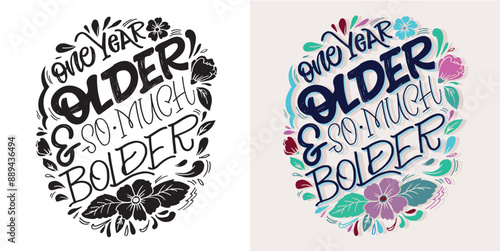 Cute hand drawn doodle lettering quote. Lettering for t-shirt design, mug print, bag print, clothes fashion. 100% hand drawn vector image.