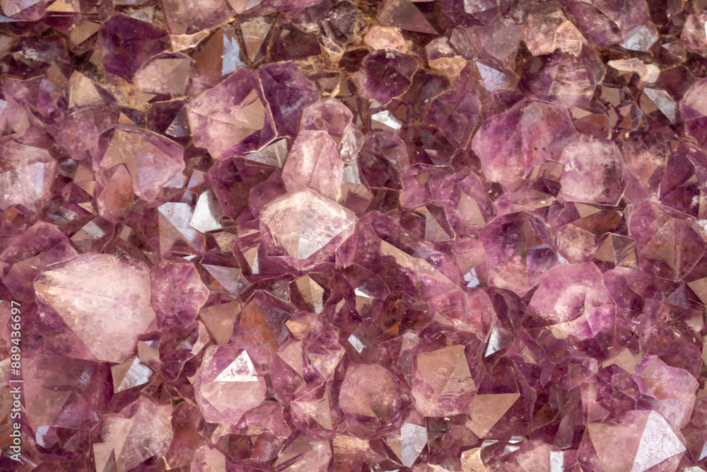 Amethyst Crystals Close-Up Amethyst Crystals Close-Up