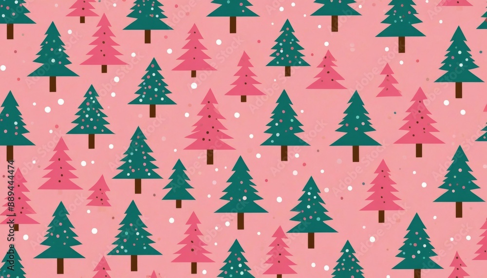 christmas tree seamless pattern. christmas trees seamless pattern. seamless christmas pattern. background pink christmas tree seamless pattern. christmas trees seamless pattern. seamless christmas pattern. background pink