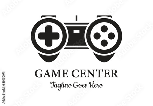 Logo in the form of a simple game console