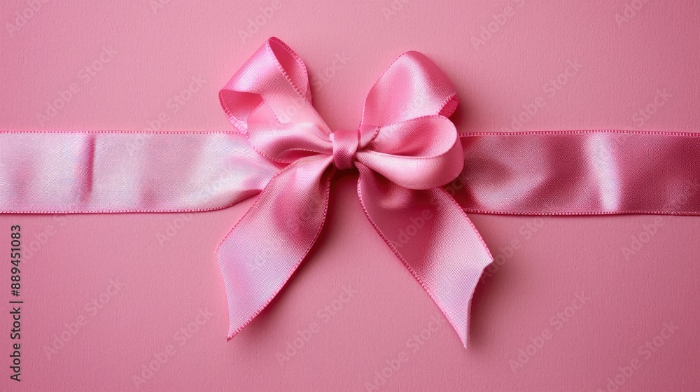 Ribbon tied horizontally with bow Ribbon tied horizontally with bow